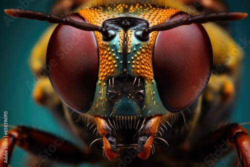 Macrozoom of insect eyes and their amazing details 