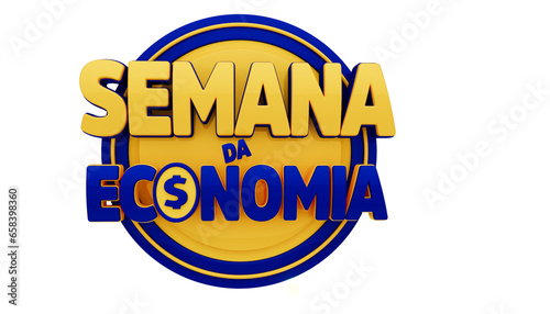 Selo 3D supermercado