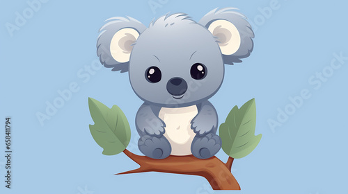 Single Color Koala Art photo