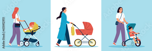 Prams Flat Set