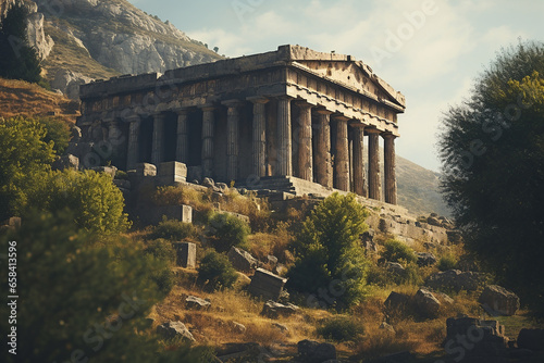 A temple from ancient Greece