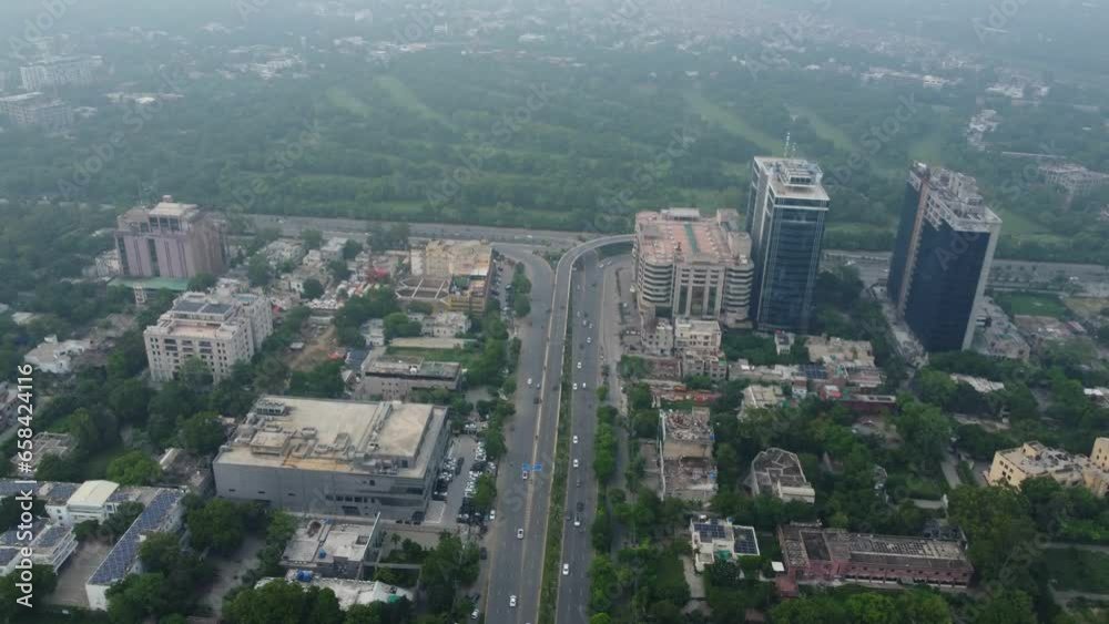 Aerial view of Lahore City in Pakistan Aerial view of Lahore City in Pakistan
