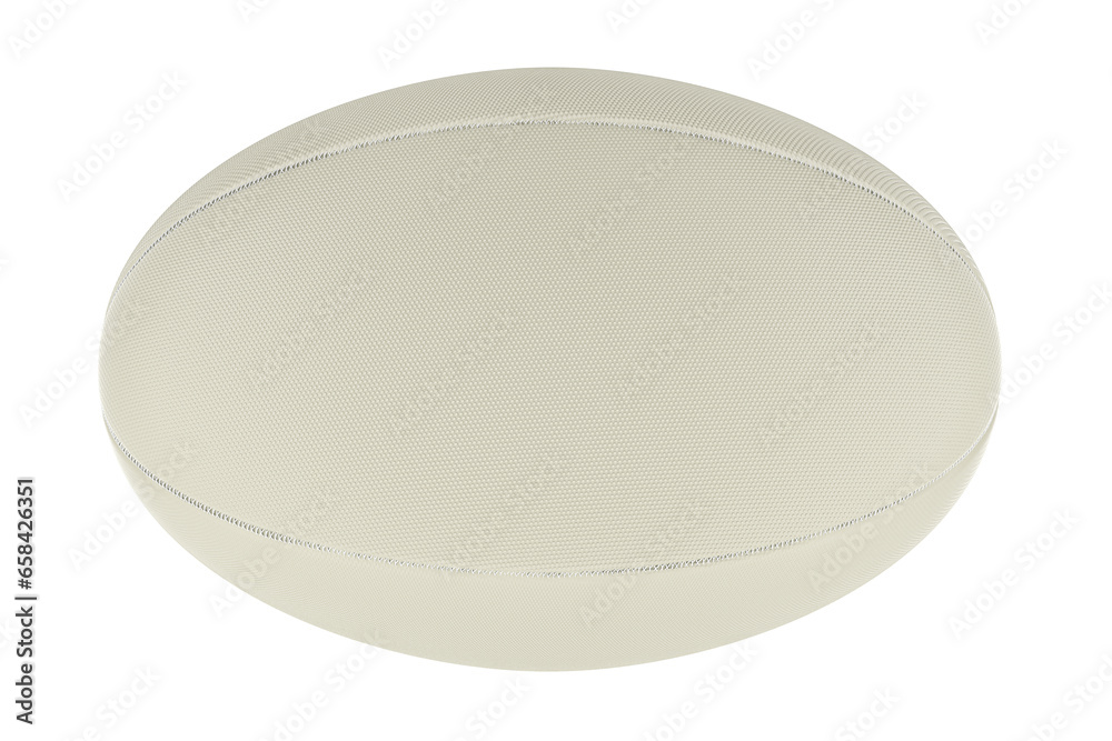 Rugby ball, 3D rendering isolated on transparent background