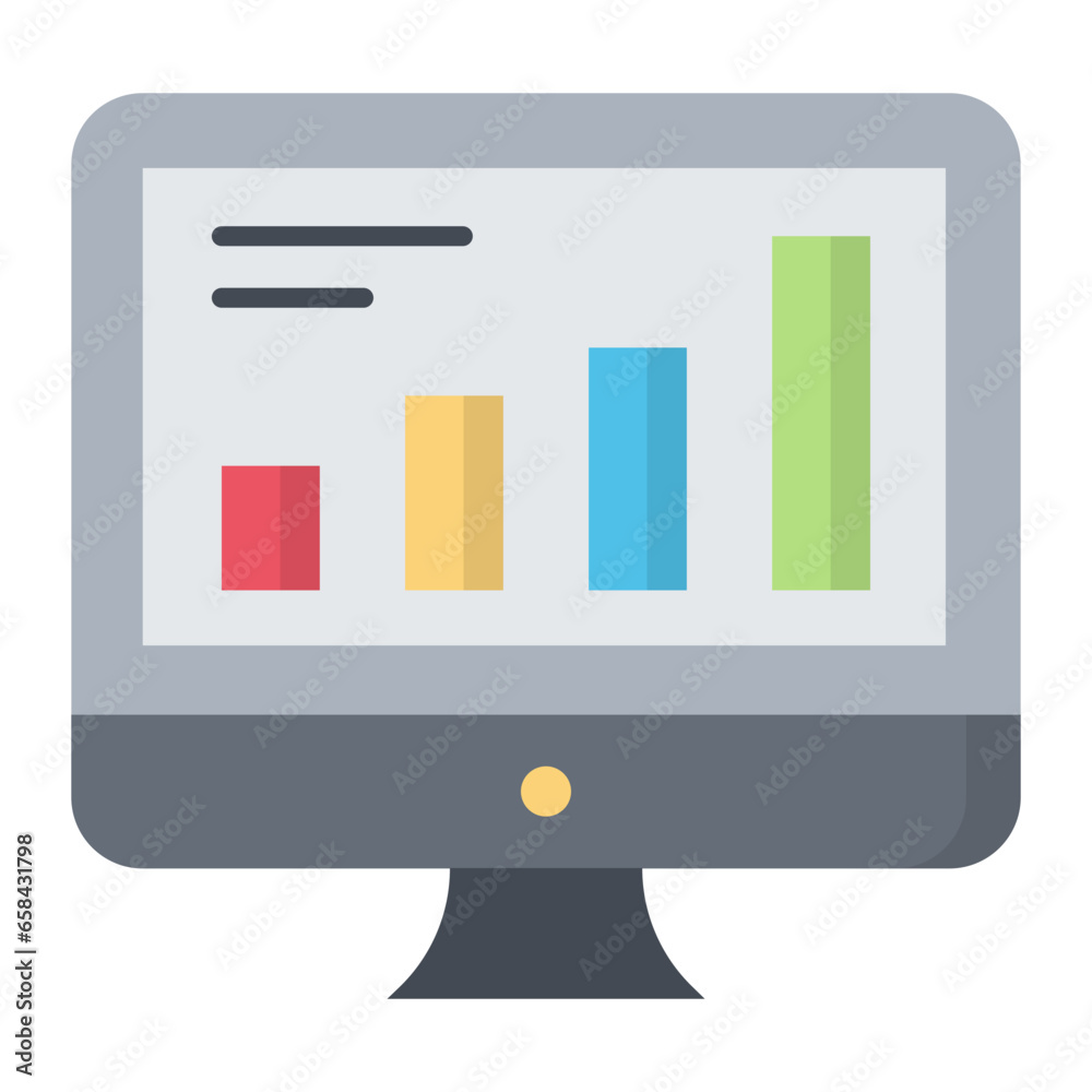 Data Analytics Flat Icon Data Analytics Flat Icon