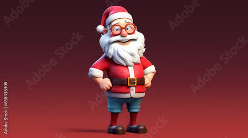 Christmas is here! Santa Claus 3d model for your design