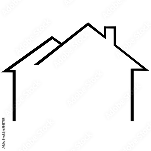 House outline drawing