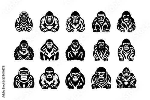 Silhouette Gorilla Collection