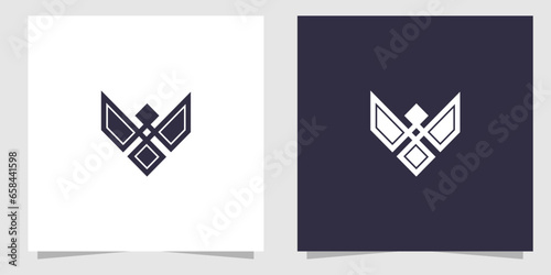 eagle logo design vector