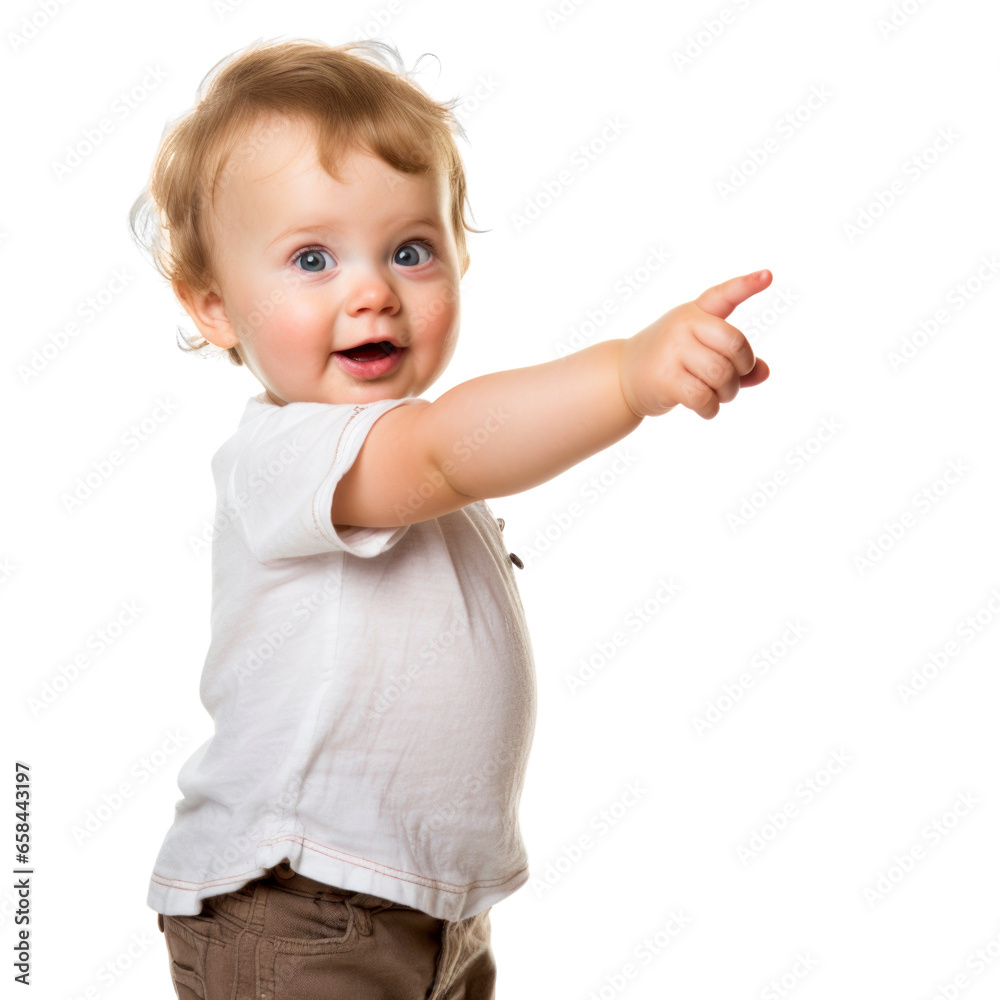Adorable baby giving funny gesture and facial expression in transparent background Adorable baby giving funny gesture and facial expression in transparent background