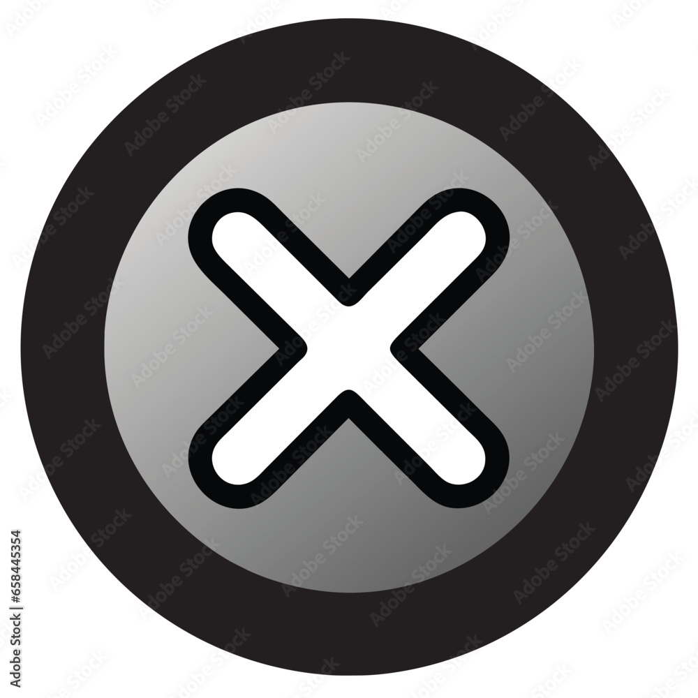 Check wrong alert icon, negative check list button choice for false, correct, tick, problem, vector illustration on white background Check wrong alert icon, negative check list button choice for false, correct, tick, problem, vector illustration on white background