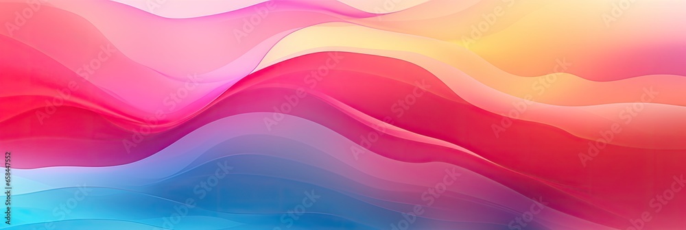Color transition and gradient on abstract background