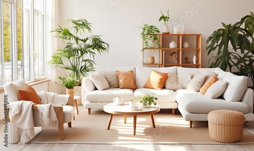 living room interior _Generative AI