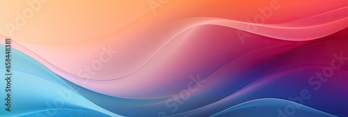 Color transition and gradient on abstract background