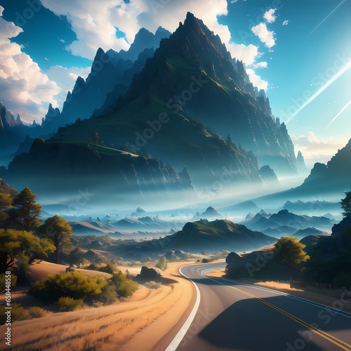 Mountainous Road