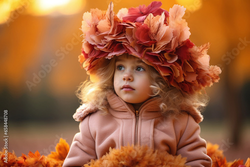 baby, girl, posing, autumn, leaves, child, cute, seasonal, outdoors, foliage, innocence, portrait, nature, happiness, cheerful, smiling, playful, adorable, joy, childhood, park, colorful, toddler, fol photo