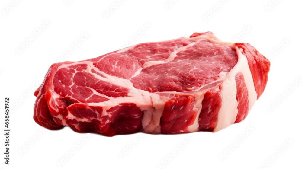 raw meat isolated no background