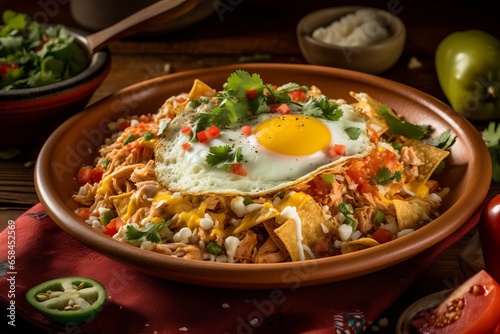 Chilaquiles mexican dish food