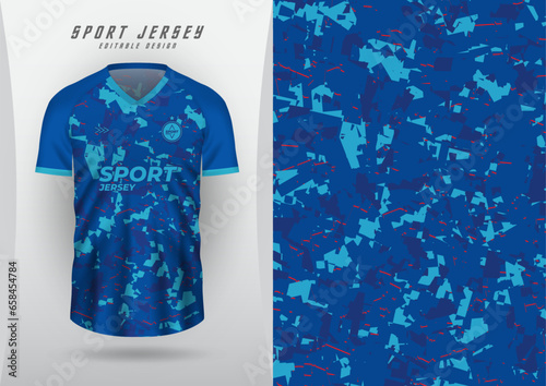 Background for sports, jersey, football, running jersey, racing jersey, cycling, pattern, grunge, blue and light blue.