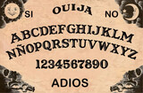 Tablero de ouija vectorizado en español