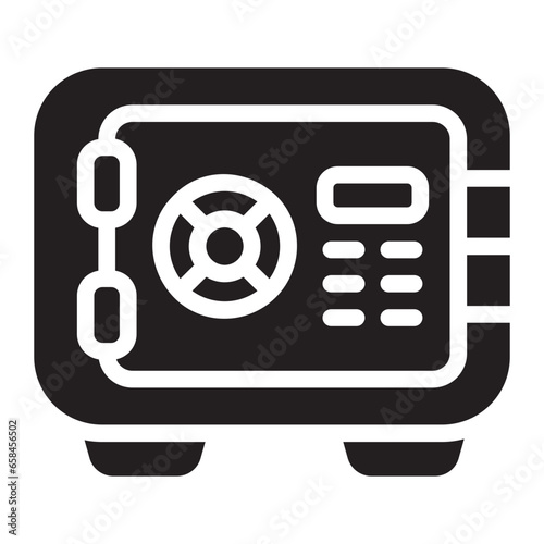 safebox glyph icon