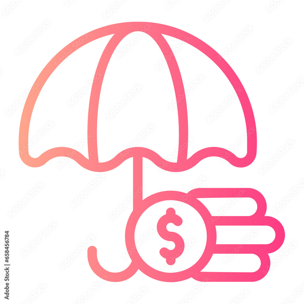 insurance gradient icon