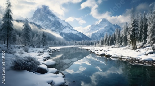 lake in winter © faiz