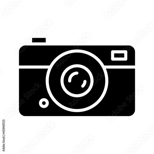Camera icon. Mirrorless camera icon