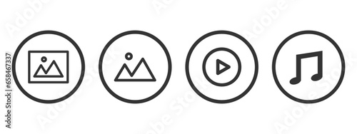 images format jpg png music video mp3 mp4 logo symbol