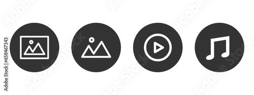 images format jpg png music video mp3 mp4 logo symbol