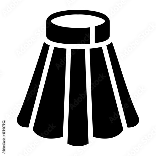 skirt Solid icon