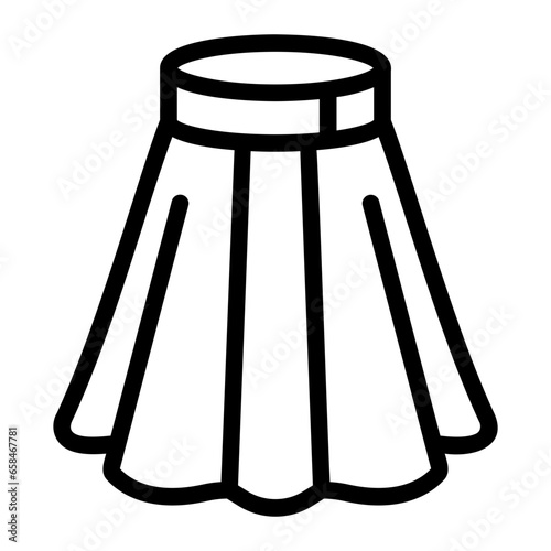 skirt Line Icon