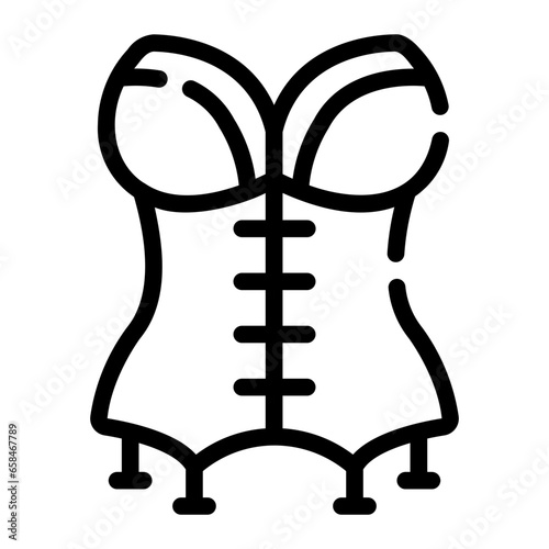 corset Line Icon