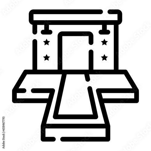 catwalk Line Icon