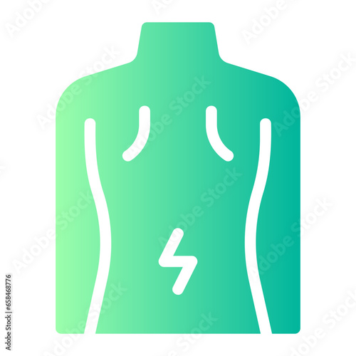 back pain gradient icon