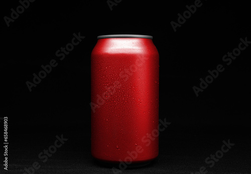 
red aluminum soda can