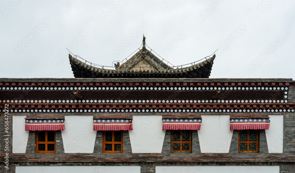 The Kumbum Monastery, also called Ta’er Temple in Chinese. The Kumbum Monastery, also called Ta’er Temple in Chinese.
