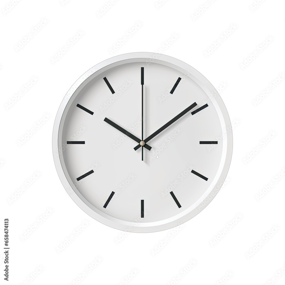 Wall clock no background, transparent Wall clock no background, transparent