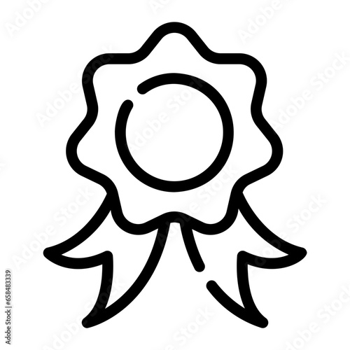 badge Line Icon