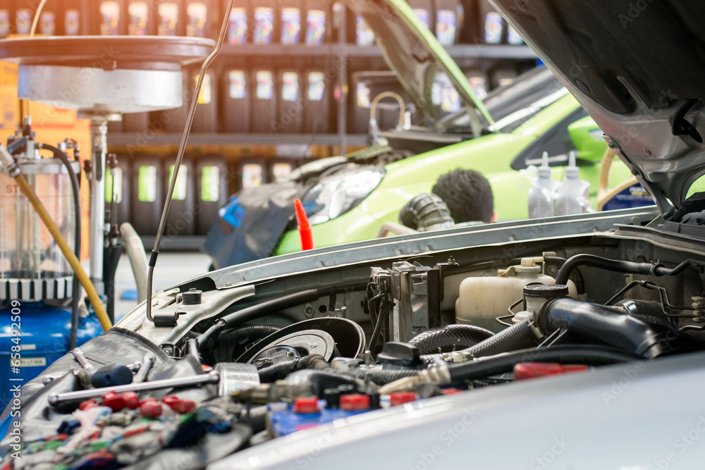 Auto repair service station , Automotive garages. Auto repair service station , Automotive garages.
