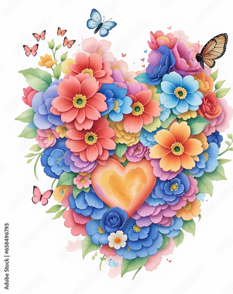 heart from flowers heart from flowers