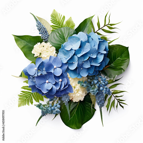 bouquet of blue flower