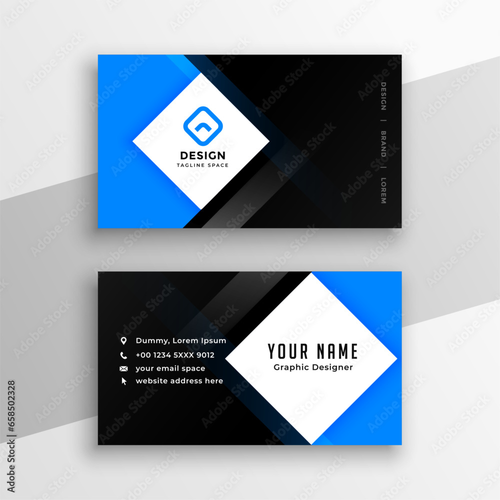 eye catching business card template for corporate promotion