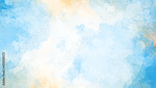 Abstract colorful watercolor for background. Digital art painting. Hand painted watercolor colorful sky and clouds  abstract watercolor background. Abstract soft watercolor background.