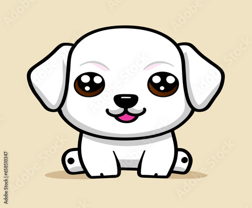 Dog vector cute