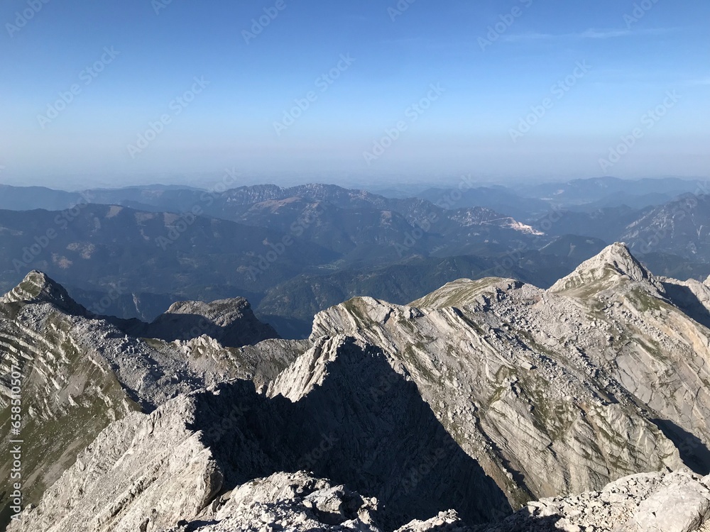 beautiful mountain landscape in totes gebirge in austria