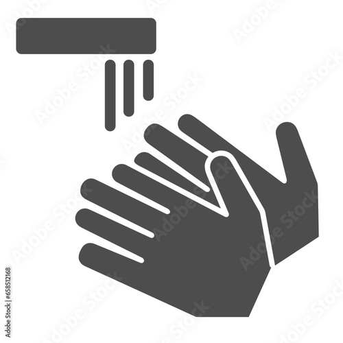 Hand icon symbol vector image. Illustration of the human finger design image