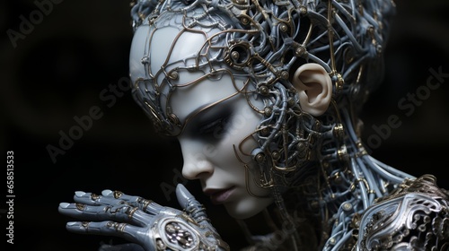 humanoid artificial intelligence and a robotic hand