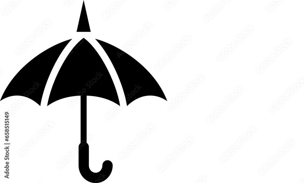 umbrella isolated on white - obrazy, fototapety, plakaty 