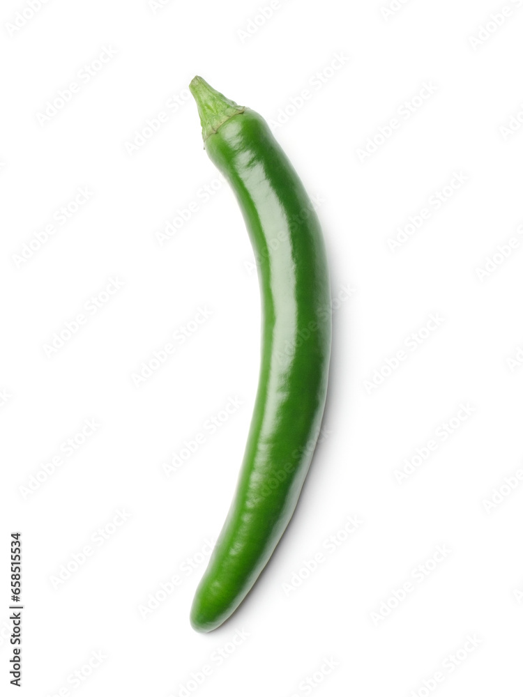 Chili pepper on white Chili pepper on white