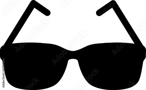 black and white sunglass